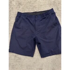 Underarmour Match Play Navy Shorts Size 38 (V)